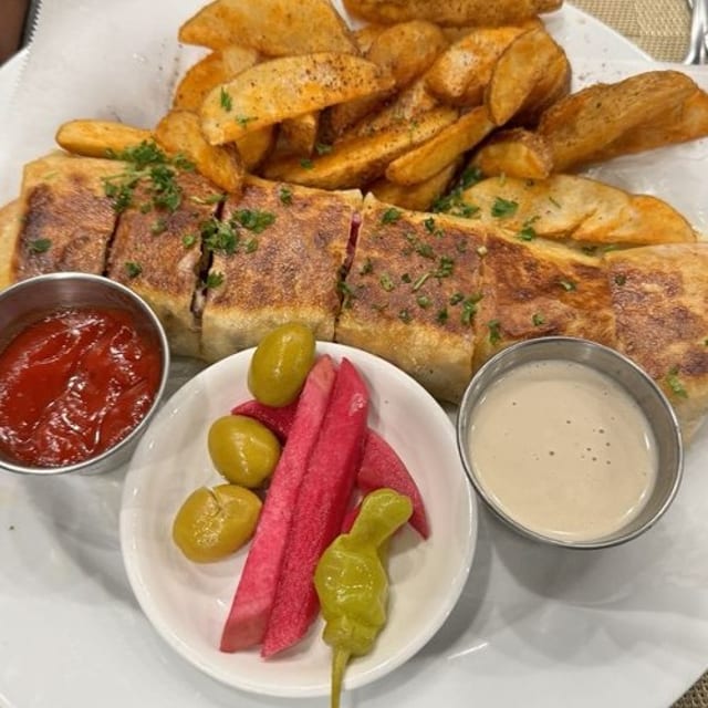 Saj chicken Shawarma.