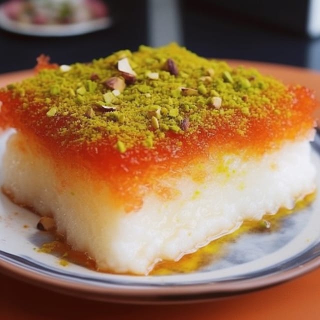 Knafeh.